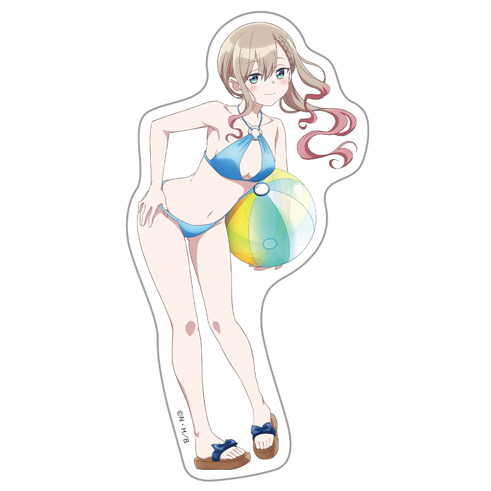 ばっどがーる ダイカットステッカー 涼風涼 水着ver.【描き下ろし】