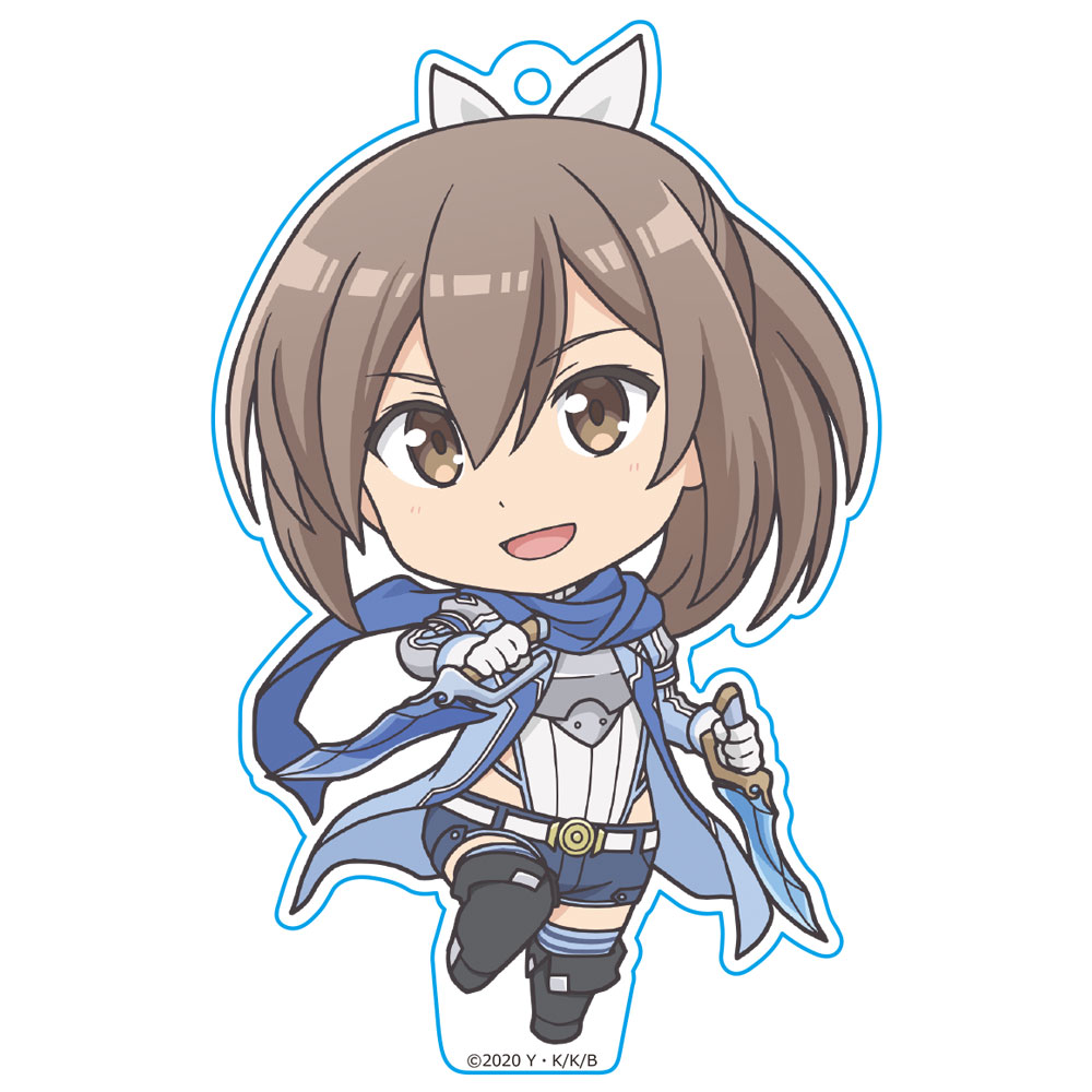 痛いのは嫌なので防御力に極振りしたいと思います。 ぷにこれ！キーホルダー(スタンド付) サリー