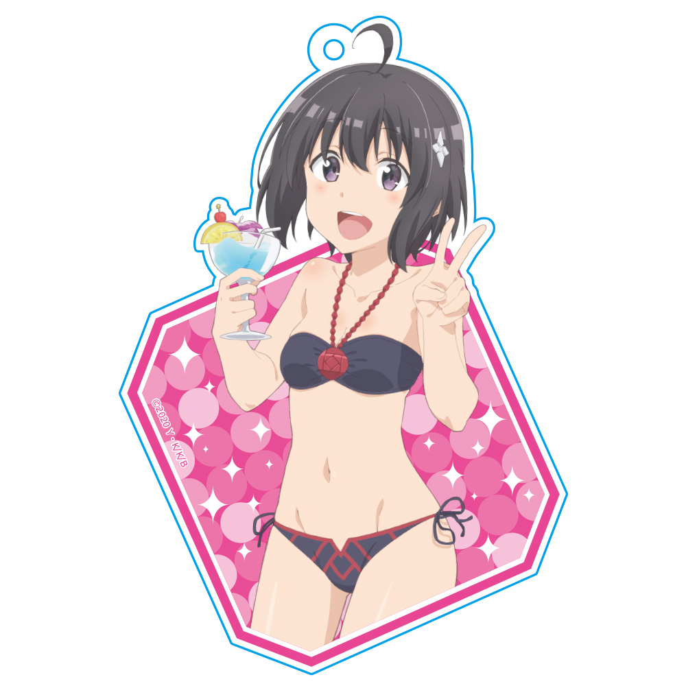 痛いのは嫌なので防御力に極振りしたいと思います。 アクリルキーホルダー［メイプル］【描き下ろし】