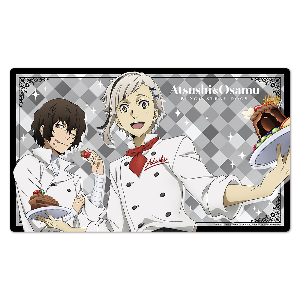 文豪ストレイドッグス キャラクターラバーマットA［中島敦＆太宰治］