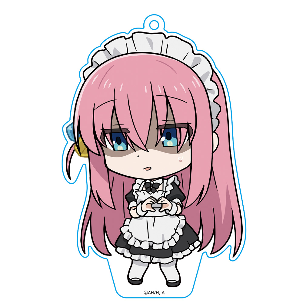 アニメ「ぼっち・ざ・ろっく！」 ぷにこれ！キーホルダー(スタンド付) 後藤ひとり メイド服ver.