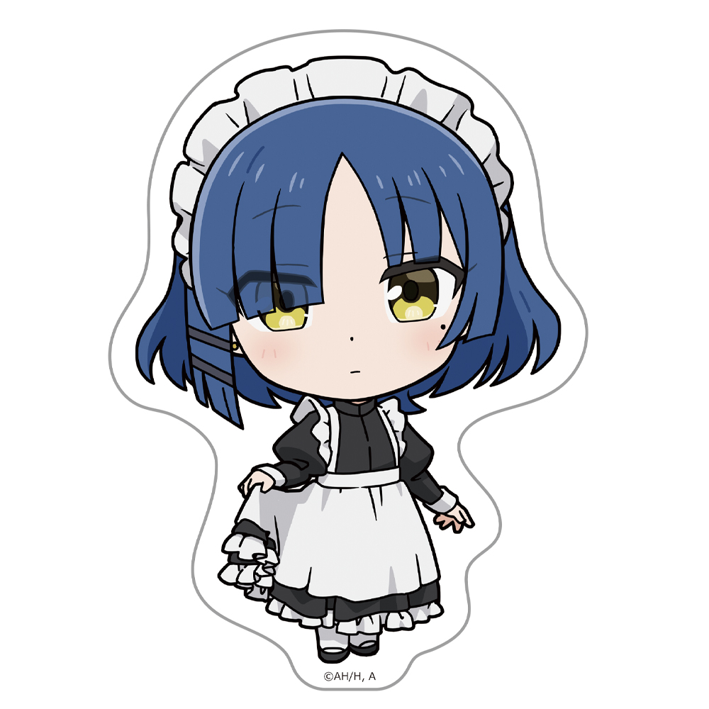アニメ「ぼっち・ざ・ろっく！」 ダイカットステッカー 山田リョウ メイド服ver.