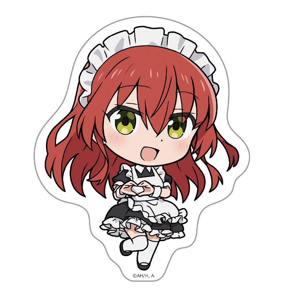 アニメ「ぼっち・ざ・ろっく！」 ダイカットステッカー 喜多郁代 メイド服ver.