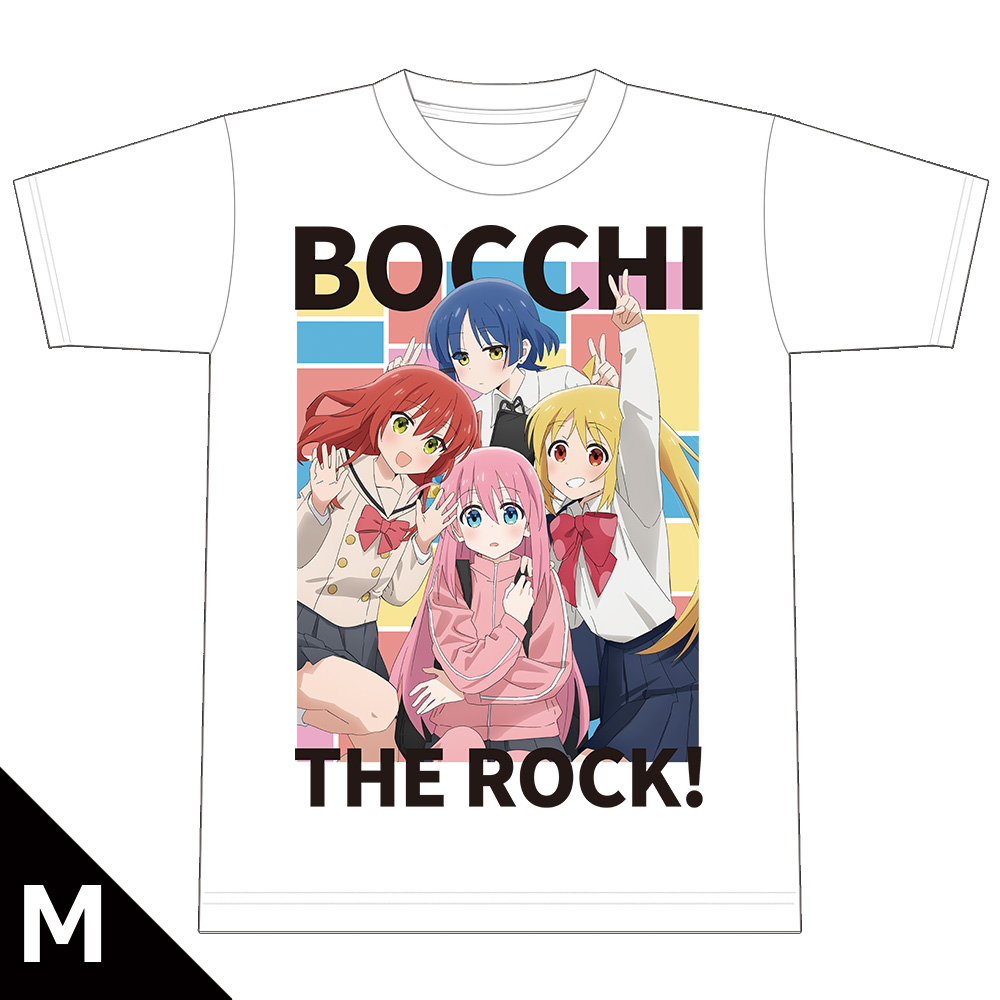 ぼっち・ざ・ろっく！ TシャツA［ひとり＆虹夏＆リョウ＆郁代］ Mサイズ
