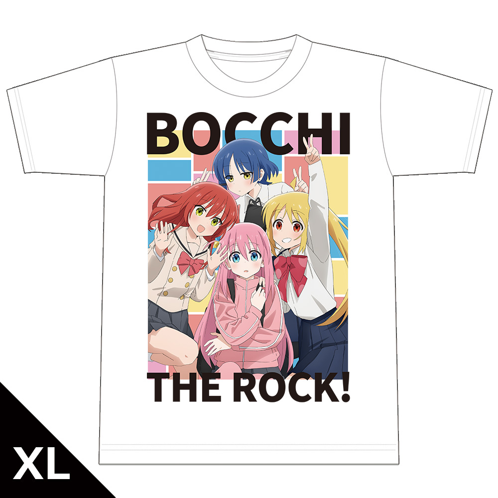 ぼっち・ざ・ろっく！ TシャツA［ひとり＆虹夏＆リョウ＆郁代］ XLサイズ