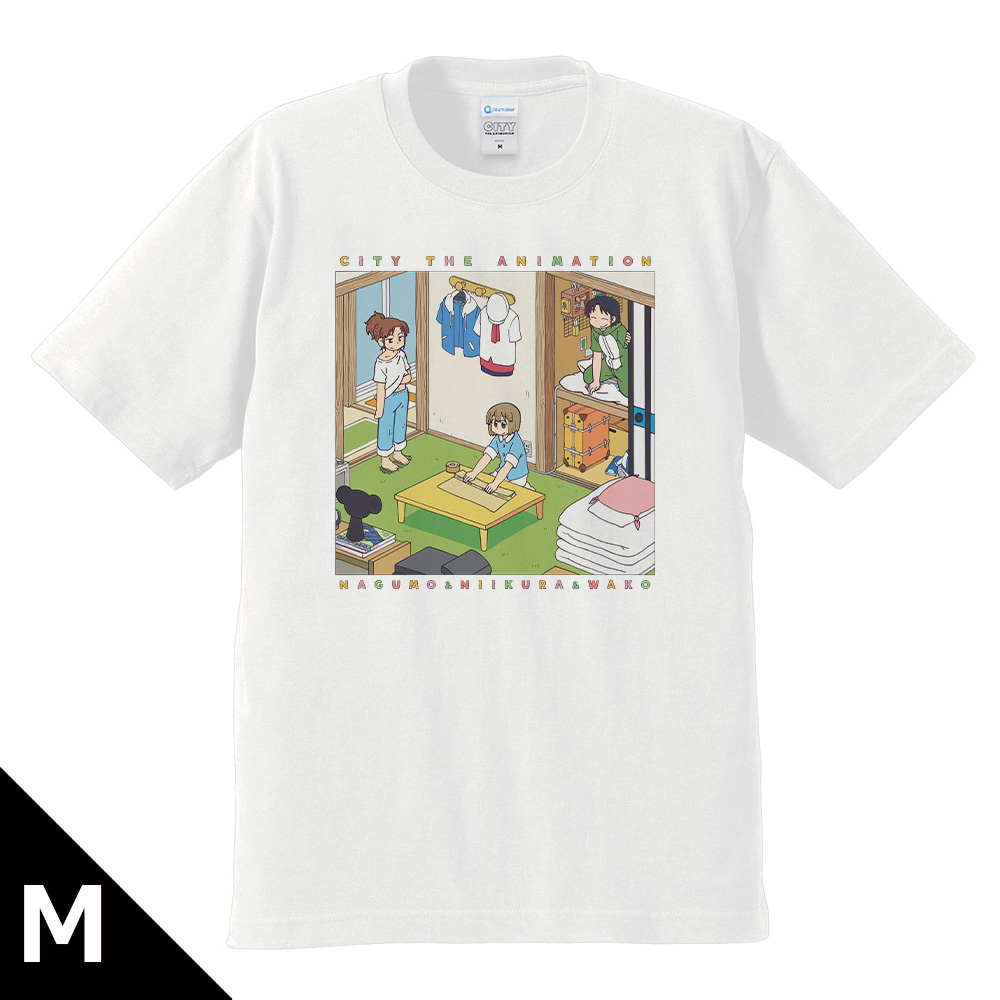TVアニメ『CITY THE ANIMATION』 Tシャツ 南雲美鳥＆にーくら＆泉わこ Mサイズ