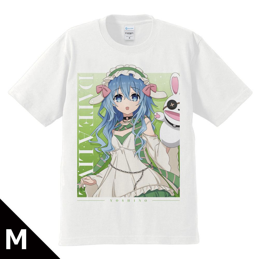 デート・ア・ライブV Tシャツ 四糸乃 ゴシックパンク ホワイトver. Mサイズ 【描き下ろし】