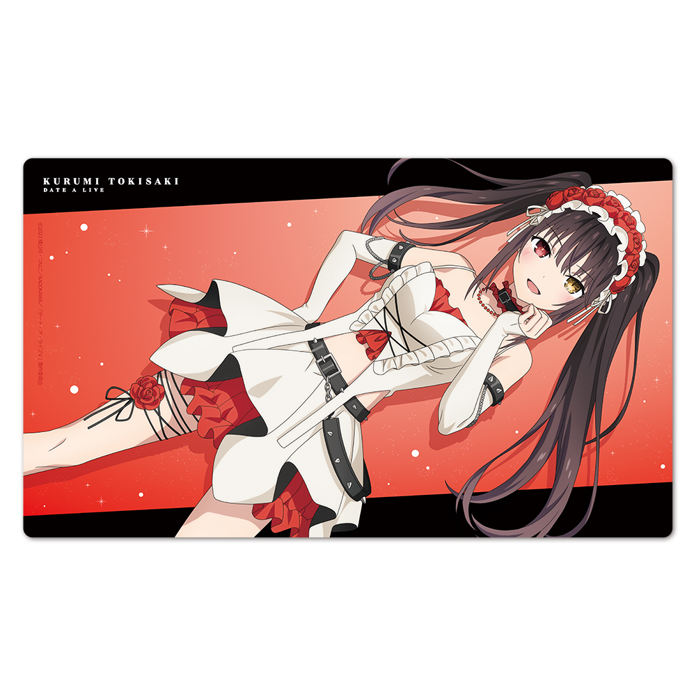 デート・ア・ライブV キャラクターラバーマット 時崎狂三  ゴシックパンク ホワイトver. 【描き下ろし】