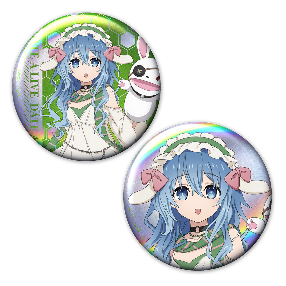 デート・ア・ライブV ホログラム缶バッジ２個セット 四糸乃 ゴシックパンク ホワイトver. 【描き下ろし】
