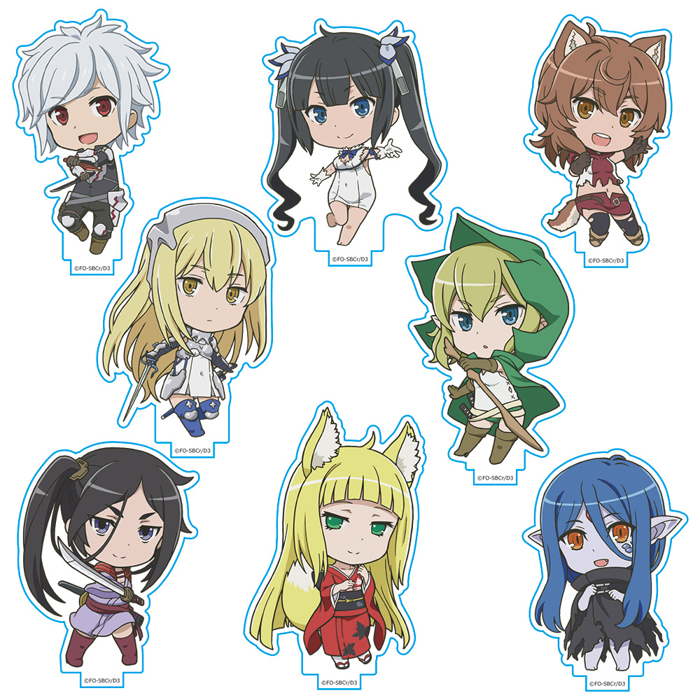 ダンジョンに出会いを求めるのは間違っているだろうかIII アクリルスタンドコレクション（1pcs）