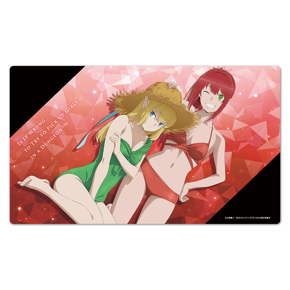 ダンジョンに出会いを求めるのは間違っているだろうかIV キャラクターラバーマットB［リュー＆アリーゼ］
