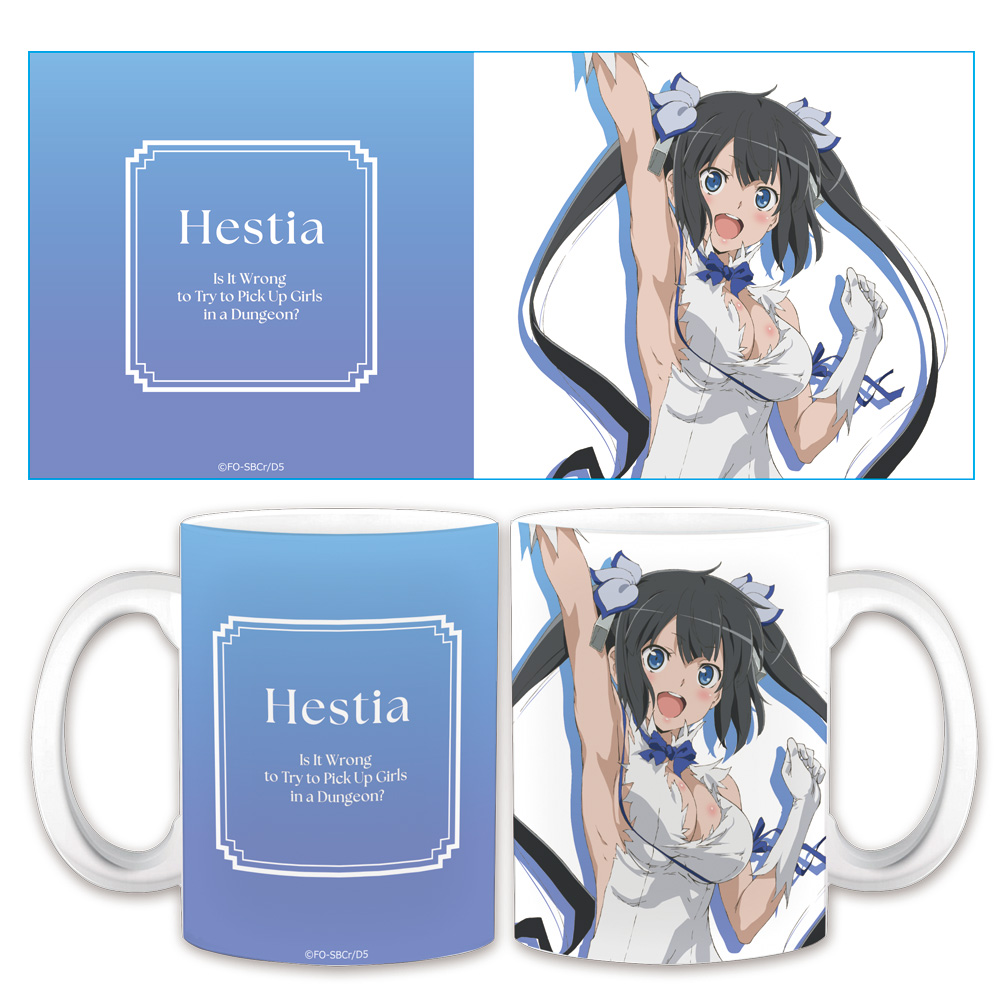 ダンジョンに出会いを求めるのは間違っているだろうかV マグカップ ヘスティア