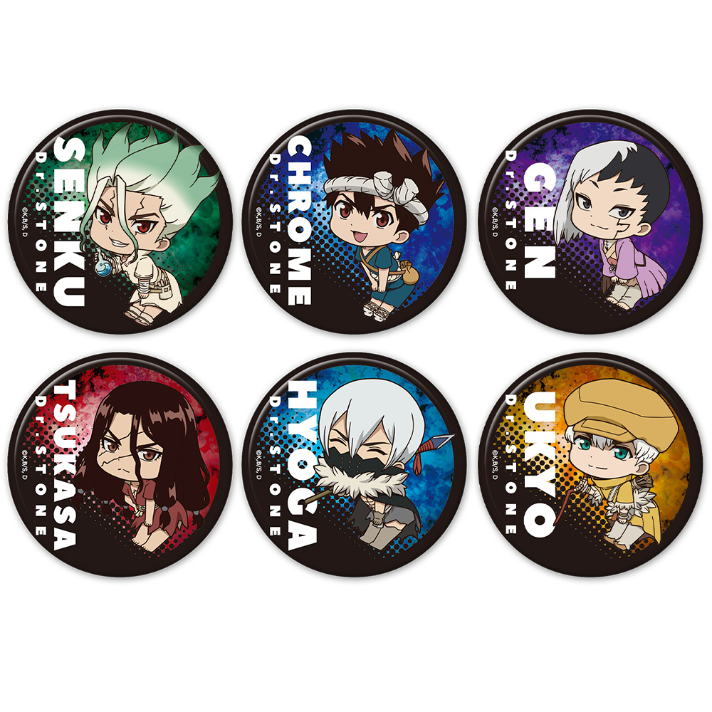 Ｄｒ．ＳＴＯＮＥ つんぴっつトレーディング缶バッジ(1pcs)