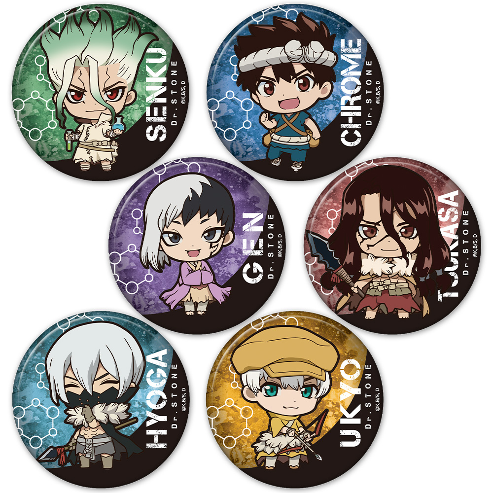 Ｄｒ．ＳＴＯＮＥ トレーディング缶バッジ(BOX)