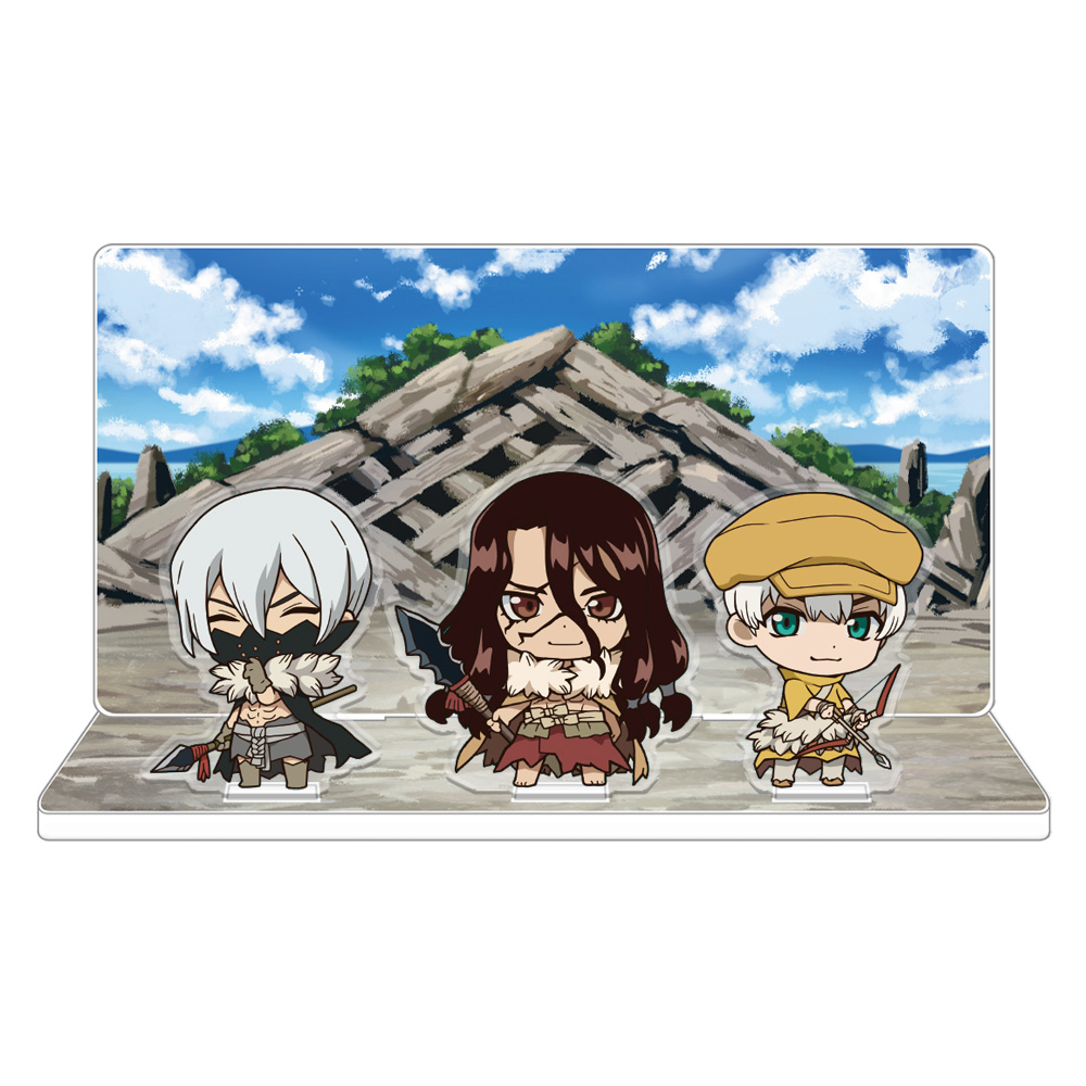Ｄｒ．ＳＴＯＮＥ アクリルジオラマB[司&氷月&羽京]