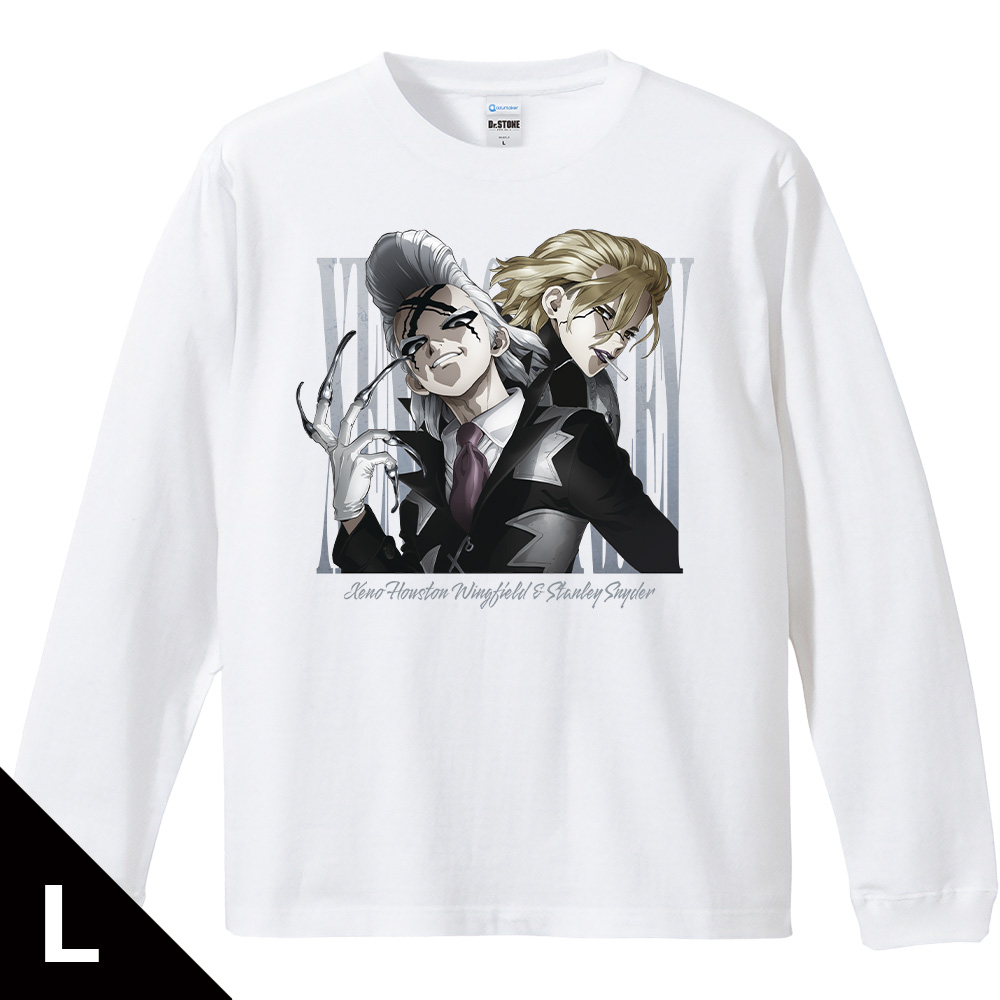 Ｄｒ．ＳＴＯＮＥ リブ付ロングスリーブTシャツ ゼノ&スタンリー Lサイズ