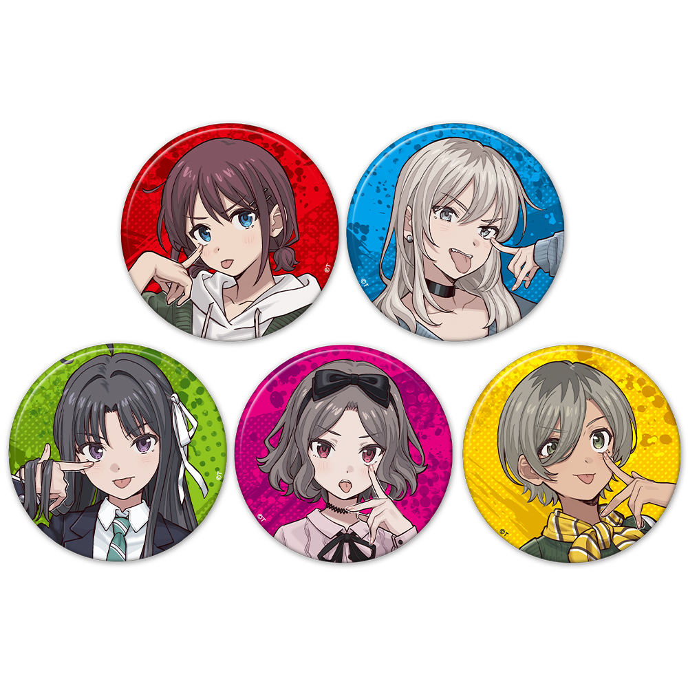 アニメ「ガールズバンドクライ」 缶バッジ5個セット トゲナシトゲアリ vol.3