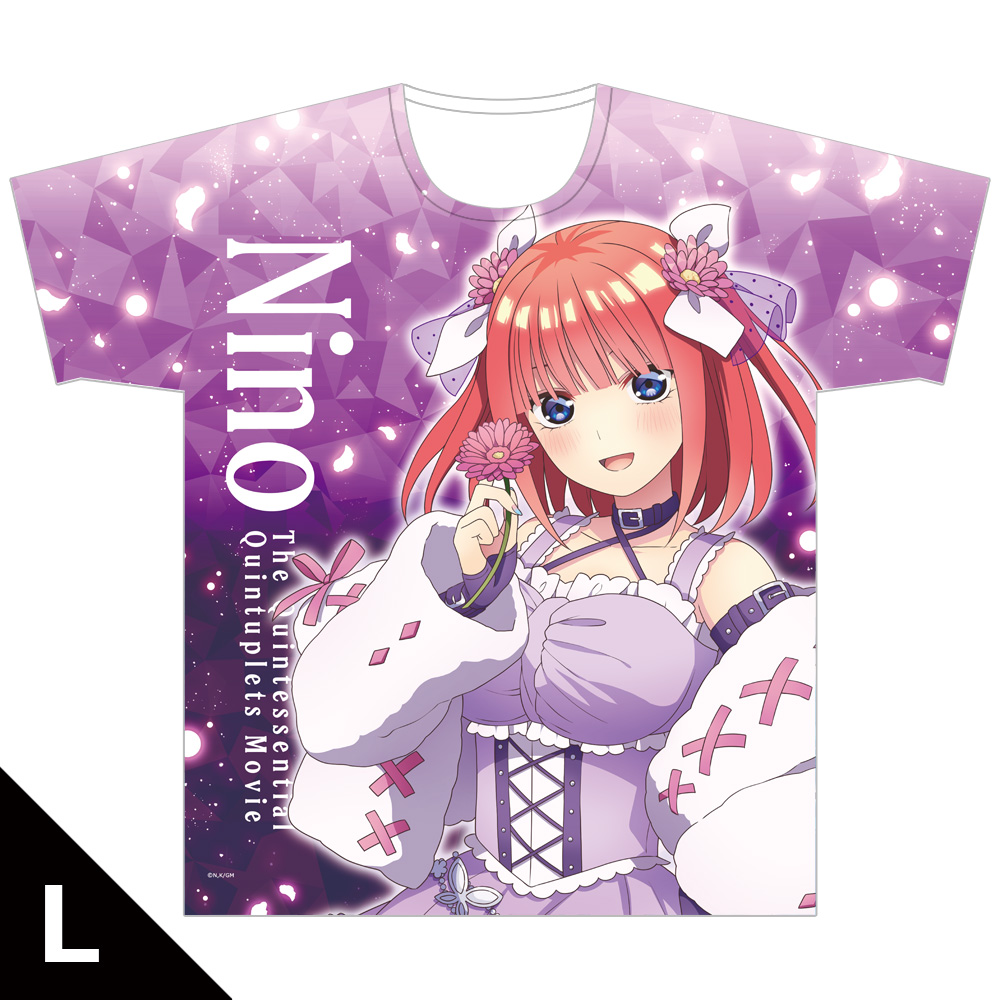 映画「五等分の花嫁」 フルグラフィックTシャツB[中野二乃 ロリィタファッションver.] Lサイズ