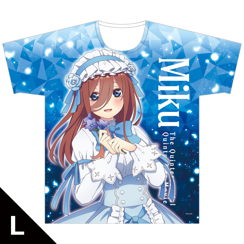 映画「五等分の花嫁」 フルグラフィックTシャツC[中野三玖 ロリィタファッションver.] Lサイズ