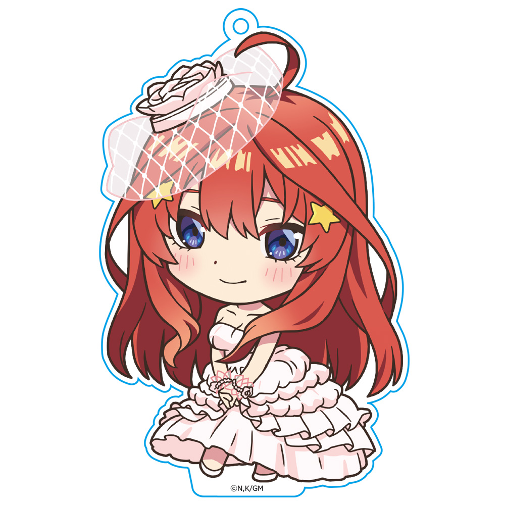 映画「五等分の花嫁」 ぷにこれ！キーホルダー(スタンド付) 中野五月