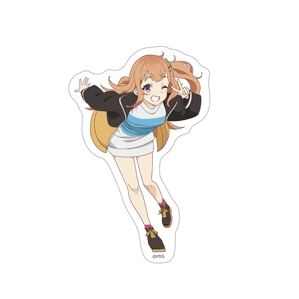 TVアニメ『日々は過ぎれど飯うまし』 ダイカットステッカー 小川しのん