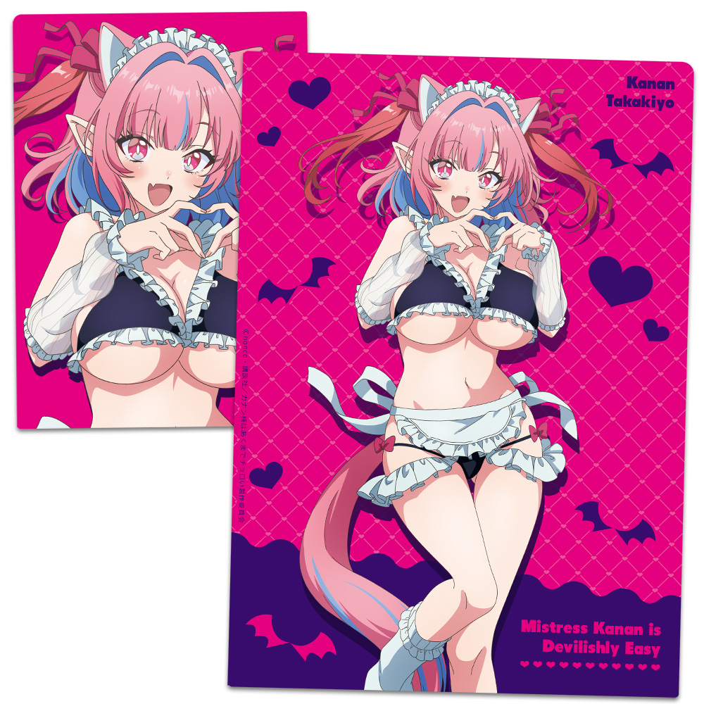 TVアニメ『カナン様はあくまでチョロい』 クリアファイル 高潔カナン ねこみみ水着メイドver.【描き下ろし】