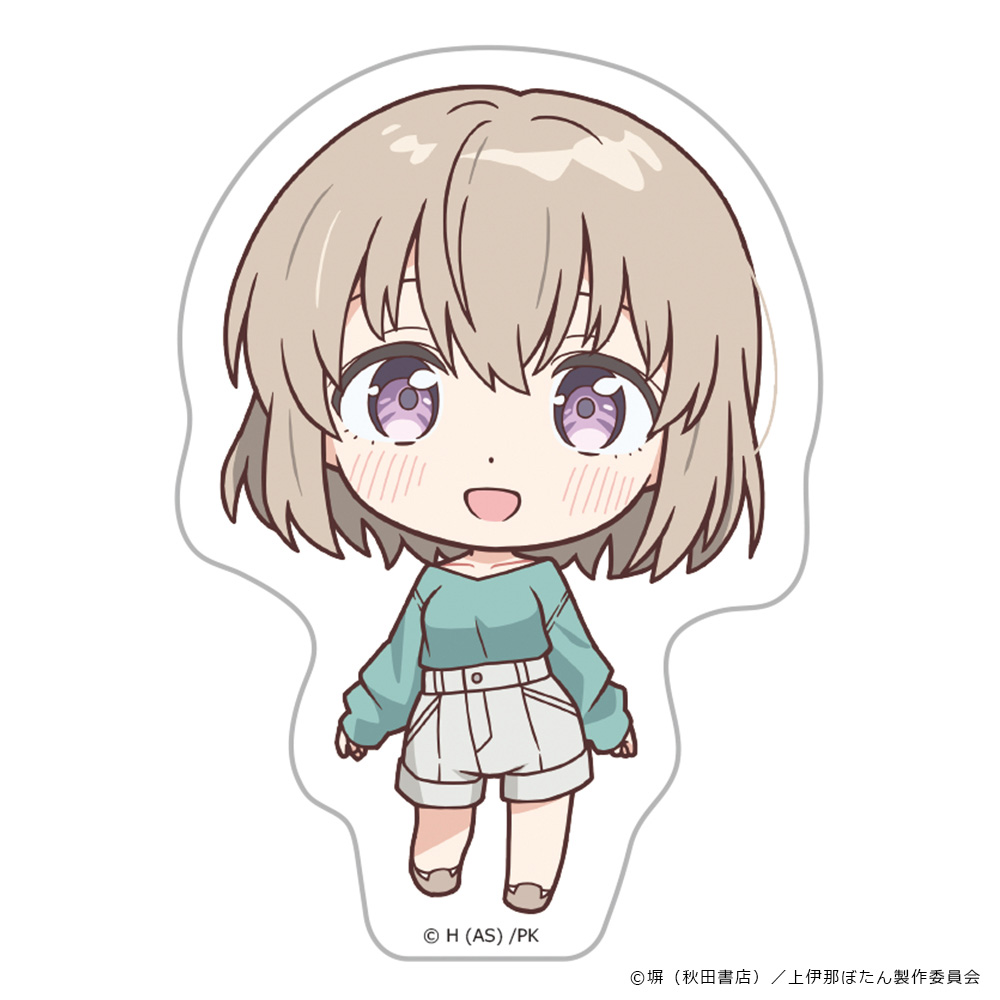 TVアニメ「上伊那ぼたん、酔へる姿は百合の花」 ダイカットステッカー 砺波いぶき デフォルメver.
