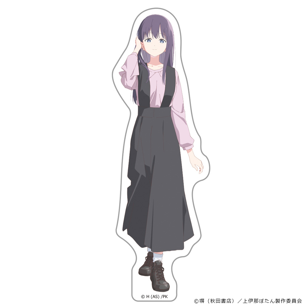 TVアニメ「上伊那ぼたん、酔へる姿は百合の花」 ダイカットステッカー 郡上かなで