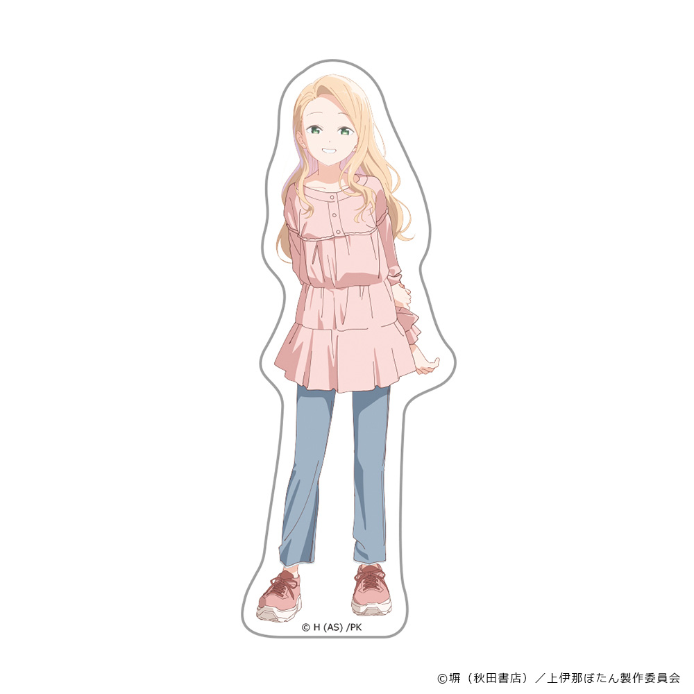 TVアニメ「上伊那ぼたん、酔へる姿は百合の花」 ダイカットステッカー 北杜やえか