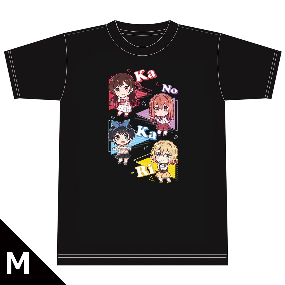 彼女、お借りします Tシャツ［千鶴＆麻美＆瑠夏＆墨］ Mサイズ