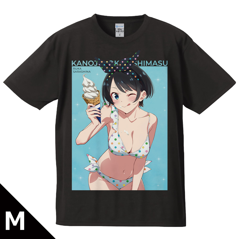 彼女、お借りします Tシャツ 更科瑠夏 水着ver. Mサイズ