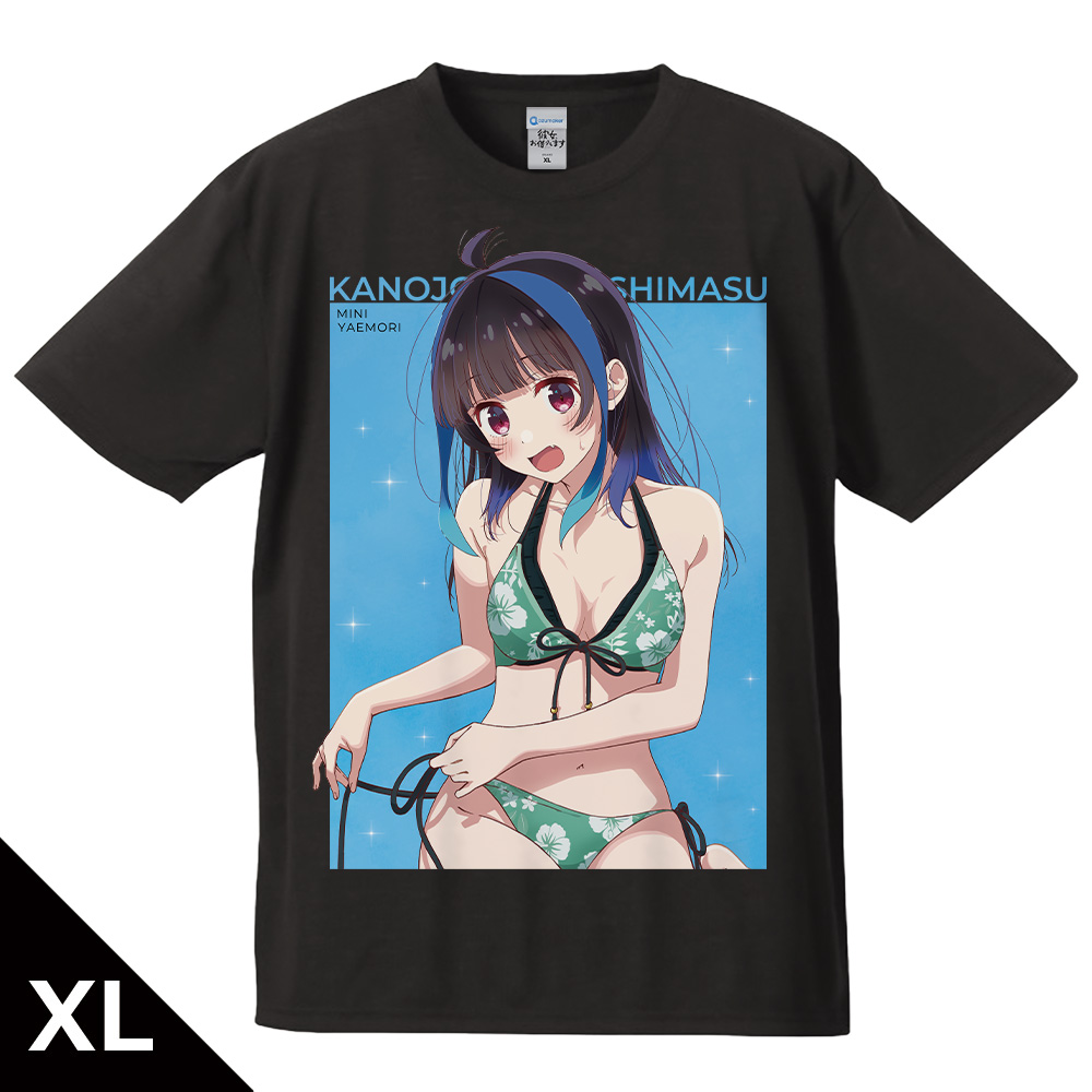 彼女、お借りします Tシャツ 八重森みに 水着ver. XLサイズ