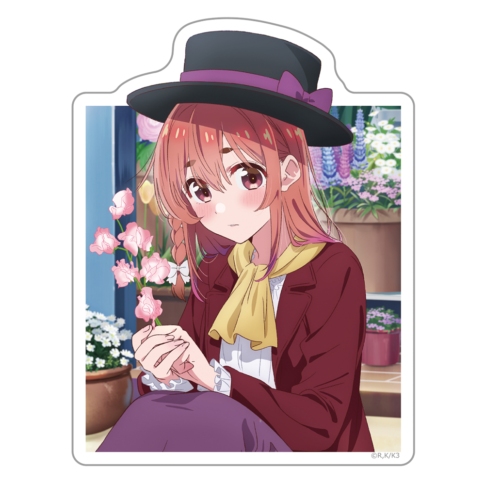 彼女、お借りします ダイカットステッカー 桜沢墨