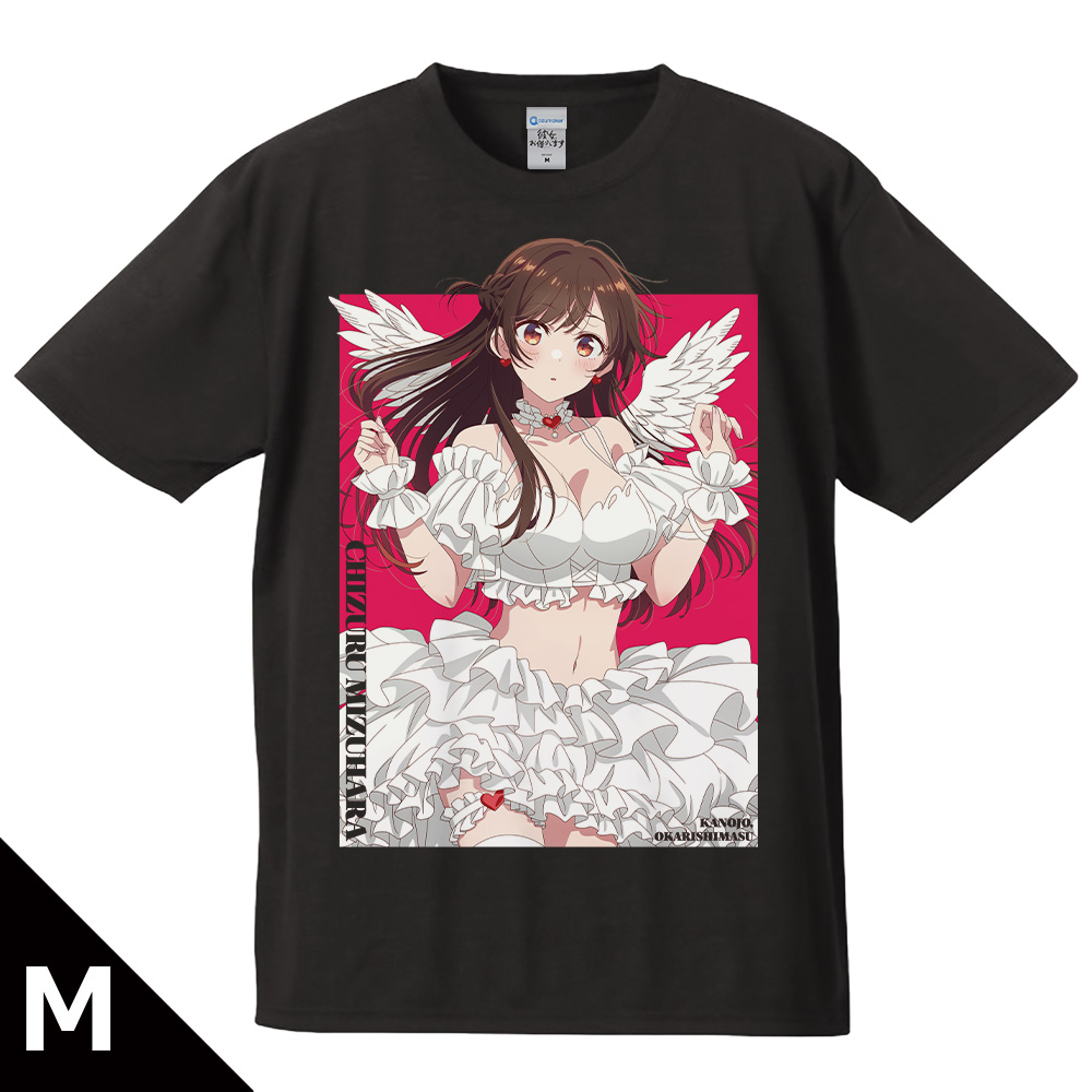 彼女、お借りします Tシャツ 水原千鶴 天使コスver. Tシャツ Mサイズ【描き下ろし】