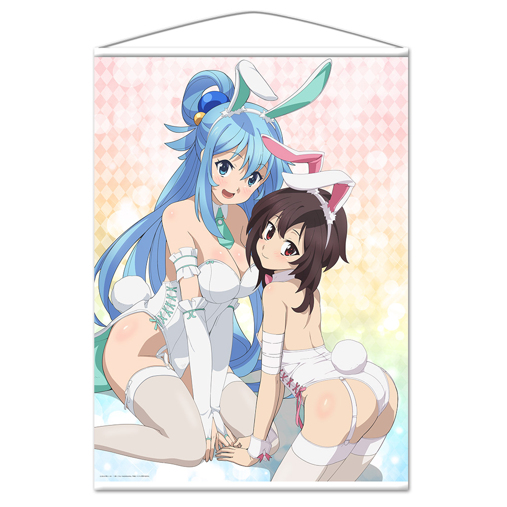 映画 この素晴らしい世界に祝福を！紅伝説 B1タペストリー［アクア＆めぐみん バニー］【描き下ろし】