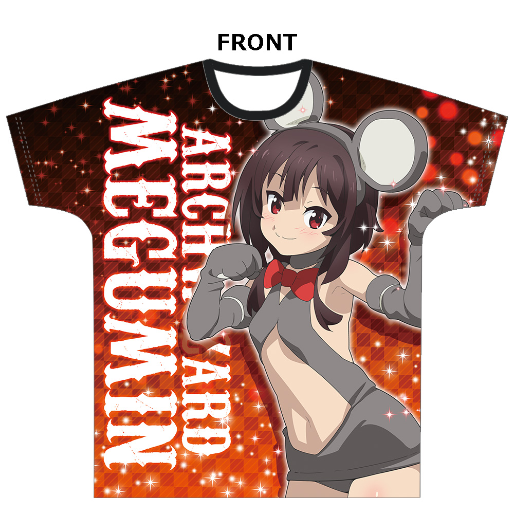 映画 この素晴らしい世界に祝福を！紅伝説 フルグラフィックTシャツ［めぐみん ねずみコスVer.］【描き下ろし】