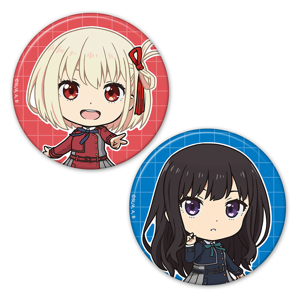 リコリス・リコイル 缶バッジ2個セット 千束＆たきな vol.1