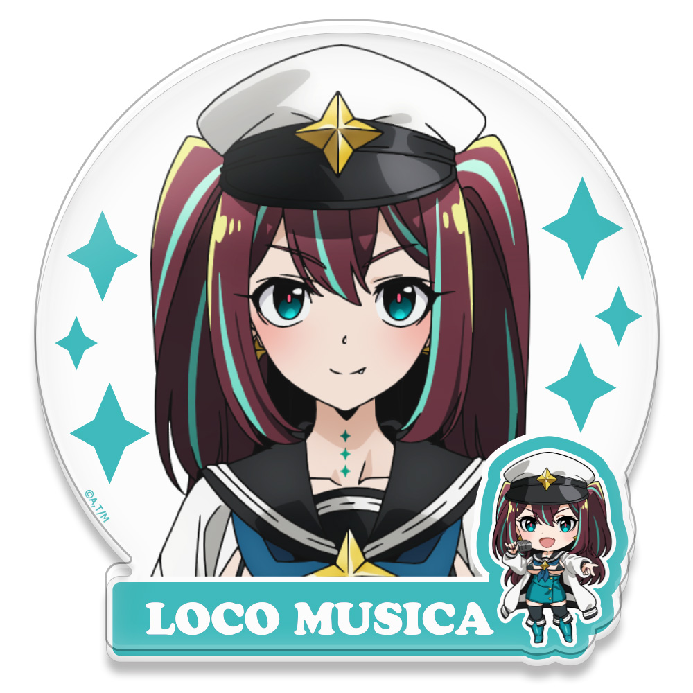 魔法少女にあこがれて アクリルコースター ロコムジカ