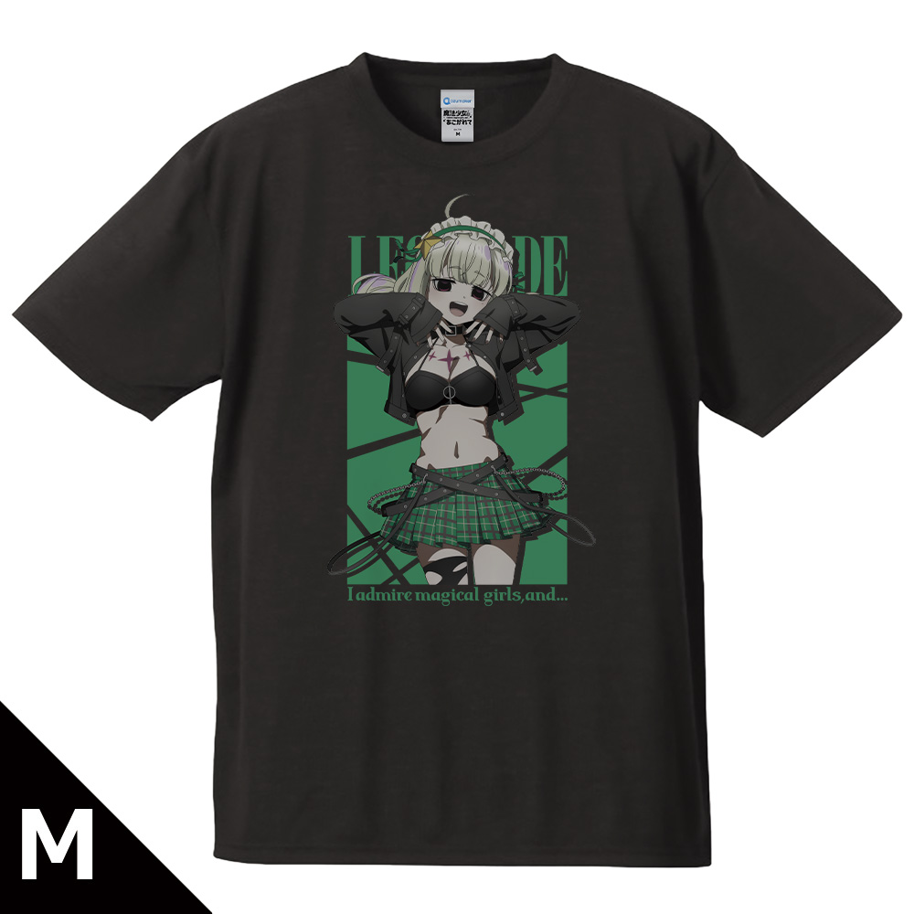 魔法少女にあこがれて Tシャツ レオパルト ゴシックパンクver. Mサイズ 【描き下ろし】