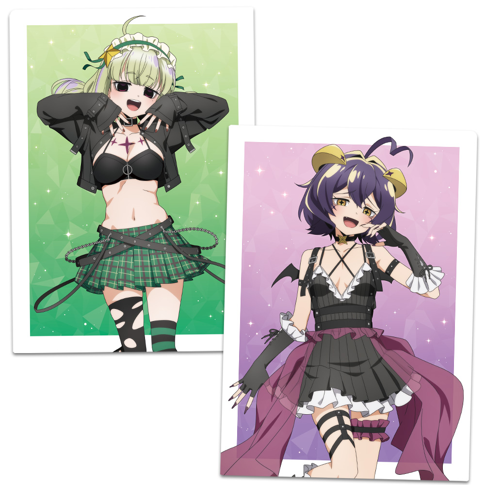 魔法少女にあこがれて クリアファイル マジアベーゼ&レオパルト ゴシックパンクver. 【描き下ろし】
