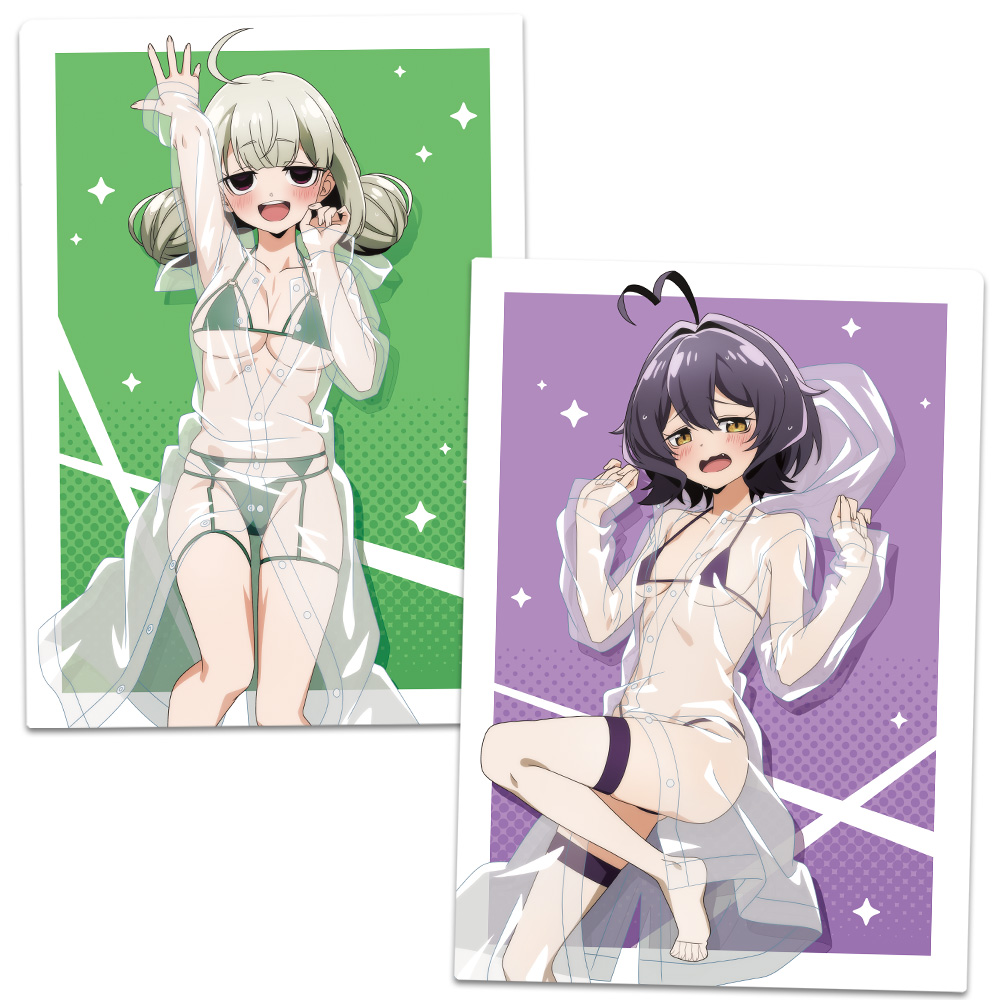 魔法少女にあこがれて クリアファイル 柊うてな&阿良河キウィ レインコート水着ver.【描き下ろし】