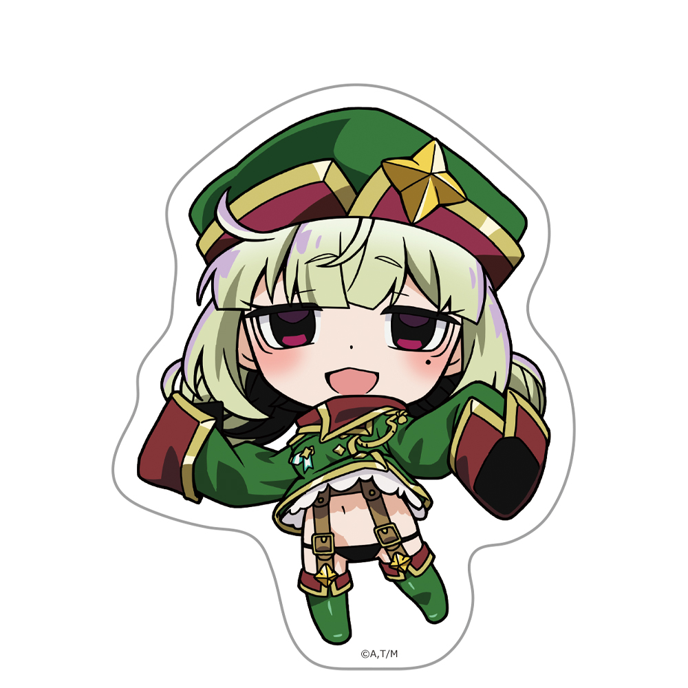 魔法少女にあこがれて ダイカットステッカー レオパルト デフォルメver.