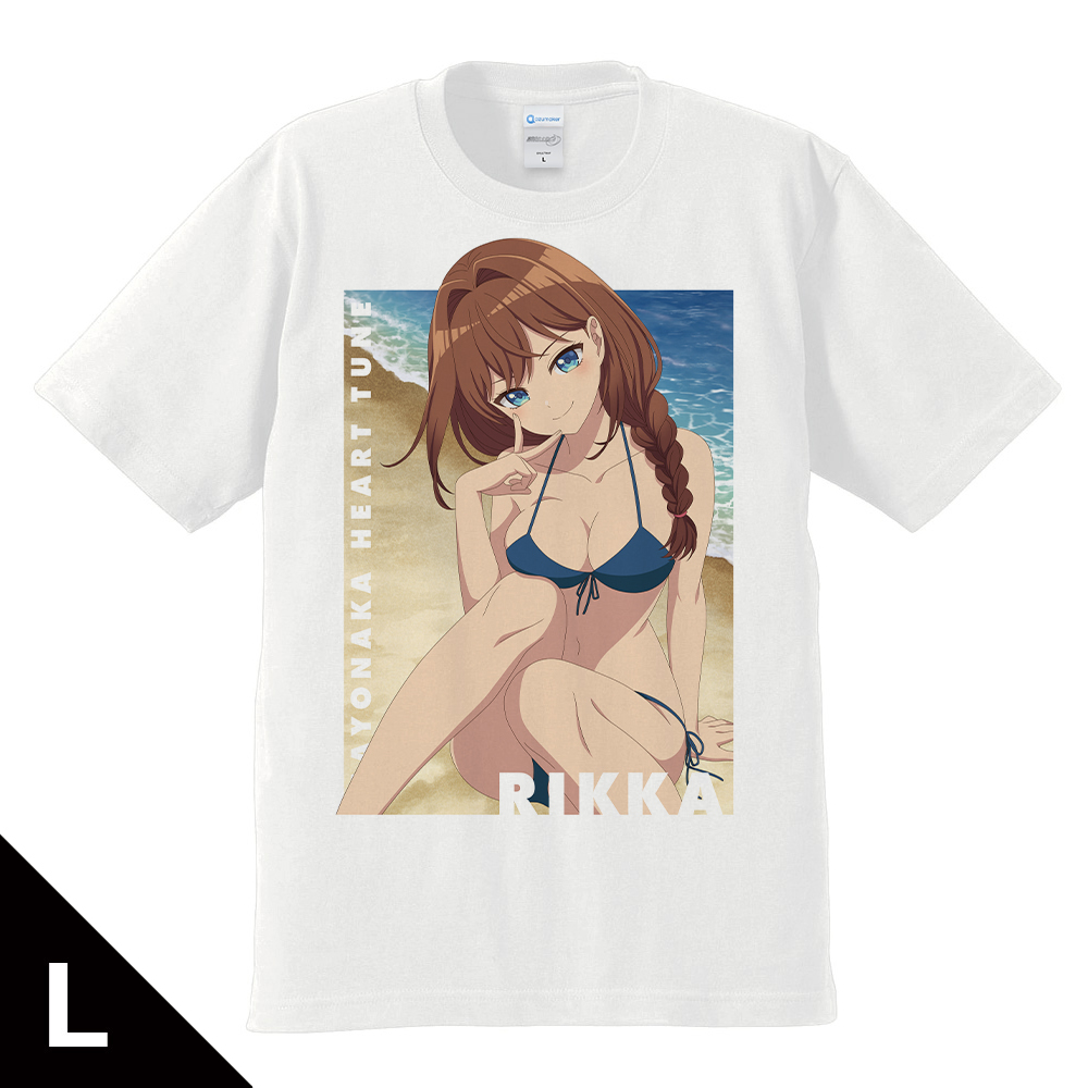 真夜中ハートチューン Tシャツ 井ノ華六花 水着ver. Lサイズ