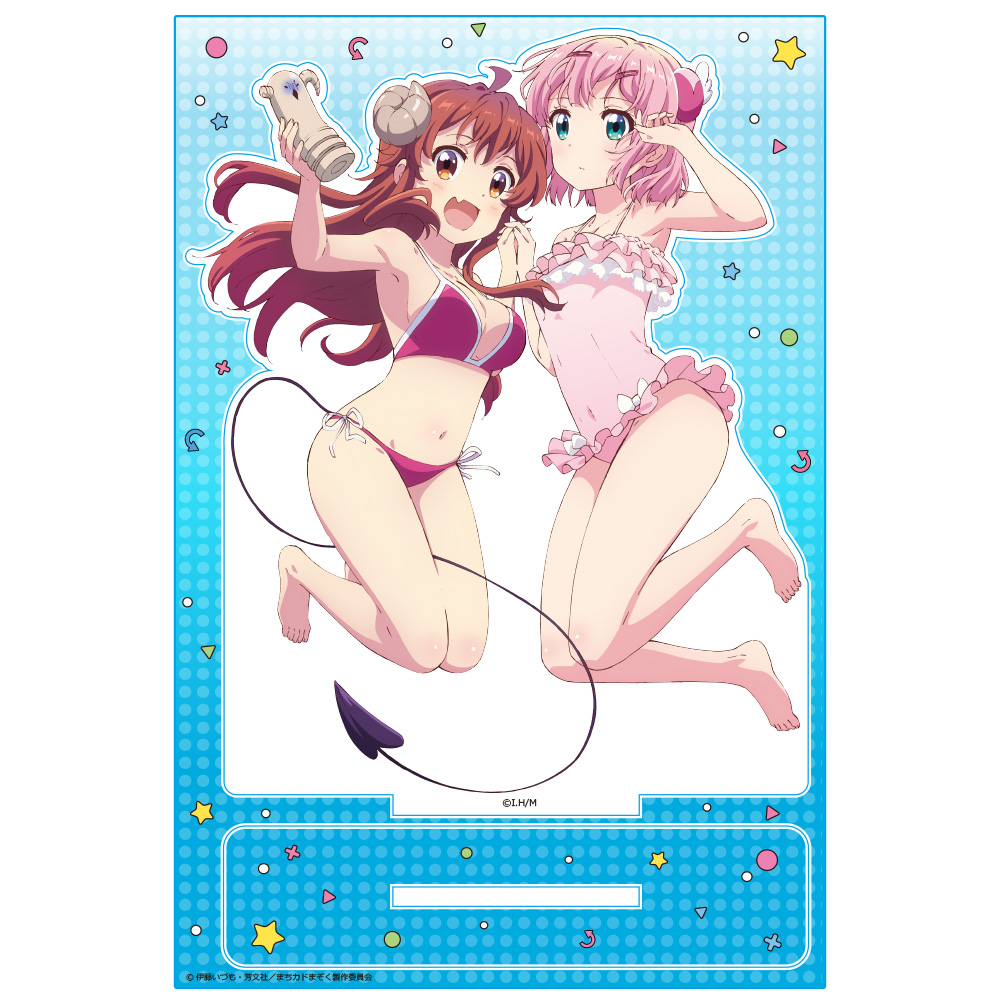 まちカドまぞく アクリルキャラスタンド［優子＆桃 水着ver.］【描き下ろし】