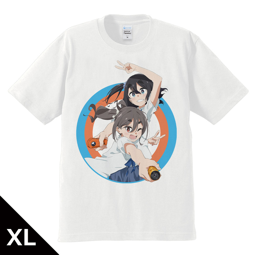 TVアニメ「mono」 Tシャツ さつき&アン XLサイズ