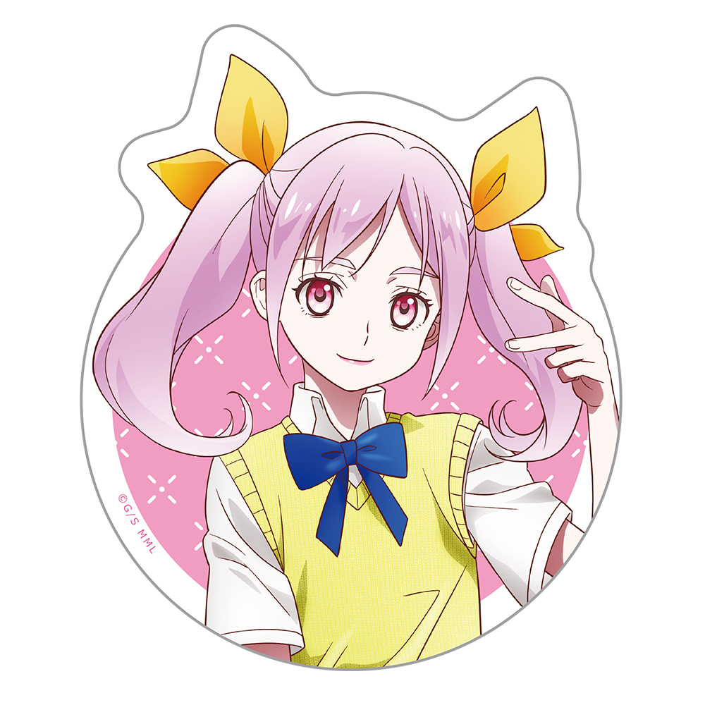 もめんたりー・リリィ ダイカットステッカー 吉野さざんか