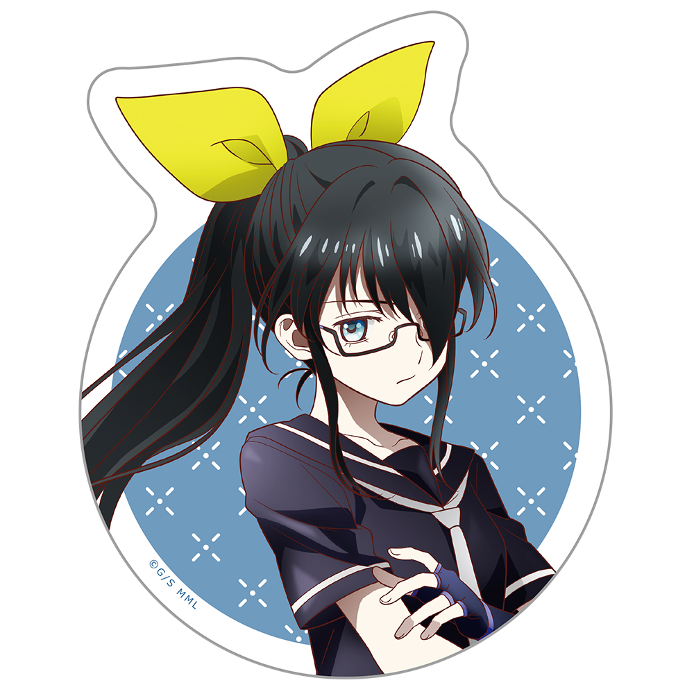 もめんたりー・リリィ ダイカットステッカー 咲耶あやめ