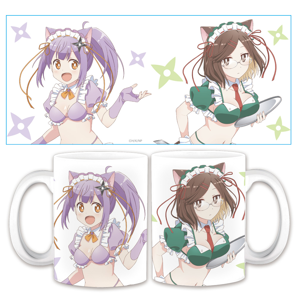 忍者と殺し屋のふたりぐらし マグカップ さとこ&このは 猫耳水着メイドver.【描き下ろし】