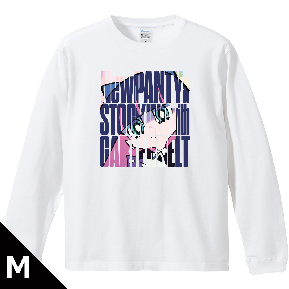 New PANTY & STOCKING with GARTERBELT リブ付ロングスリーブTシャツ ストッキング Mサイズ