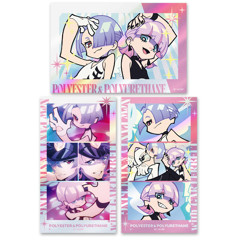 New PANTY & STOCKING with GARTERBELT メタリック缶バッジ2個セット